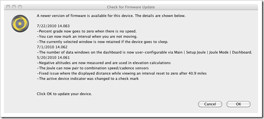 CycleOps PowerAgent - Updating Joule Firmware Notes CycleOps PowerAgent - Updating Joule Firmware Notes