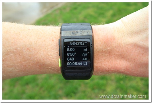 Nike+ GPS Sportwatch Run Summary Nike+ GPS Sportwatch Run Summary