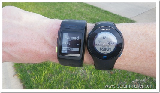 Nike+ GPS Sportwatch Run Distance Comparison Nike+ GPS Sportwatch Run Distance Comparison