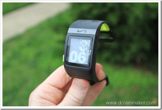 Nike+ GPS Sportwatch Cracked Screen Nike+ GPS Sportwatch Cracked Screen