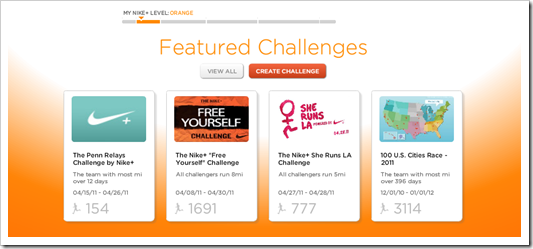 Nike+ GPS Website Challenges Nike+ GPS Website Challenges