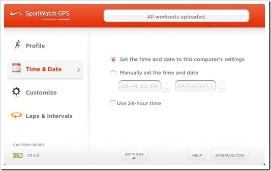Nike+ GPS Sportwatch Connect Workout Upload Nike+ GPS Sportwatch Connect Workout Upload