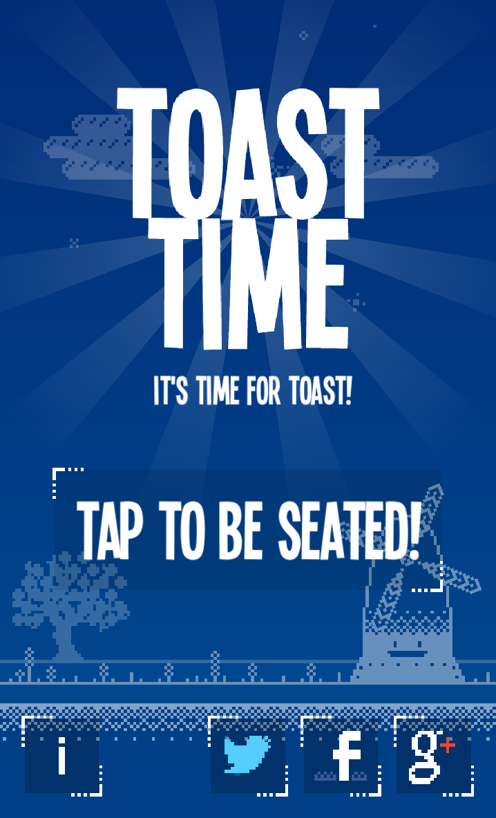 Android application Toast Time screenshort