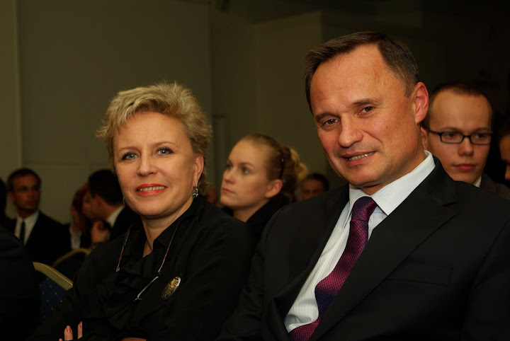 Krystyna Janda i Leszek Czarnecki podczas IV Gali Młodych Liderów SF BCC