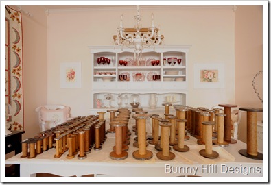 Spools in the Dining Room