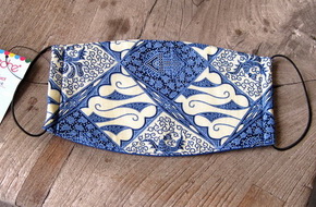 Masker Blue-Batik