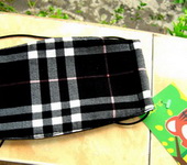 Masker Black-Tartan