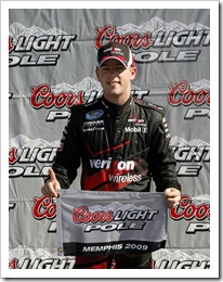 2009 NNS Memphis pole sitter justin allgaier 2009 NNS Memphis pole sitter justin allgaier