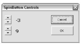 SpinButton controls.