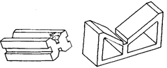 Various forms of vee-blocks
