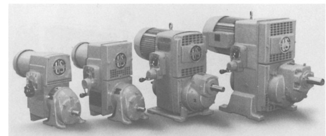 Electrical Motors varidrive units.