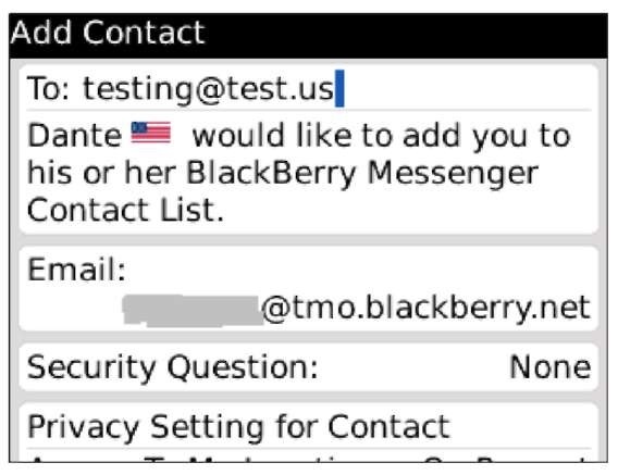 Potential contacts are asked before being added.