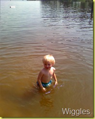 Aaron in lake