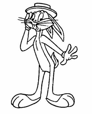 Bugs bunny para colorear