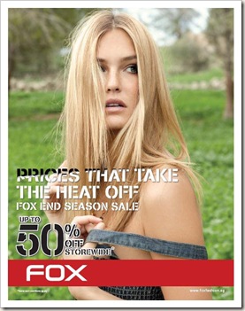 Fox End Season Sale
