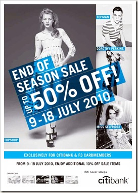 Top Shop End of Season Sale