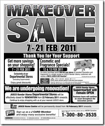 Jusco-One-Utama-makeover-sale