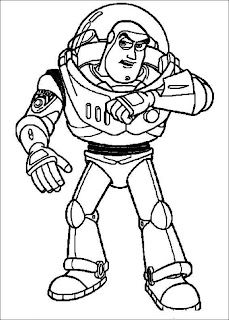 Buzz Lightyear Coloring Page