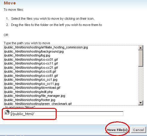 upload file minisite ke hostgator