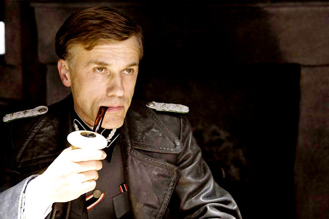 Christoph Waltz stars as Col. Hans Landa in Inglourious Basterds, photo from The Weinstein Company