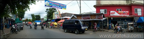 eksisting pasar kalisat - area keluar (exit)