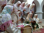 Grupo de mujeres Hadra durante su actuación