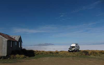 Southland Ski Club hut car park