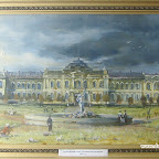 Аркасовский сквер и Мариинская гимназия. С картины А. Покосенко