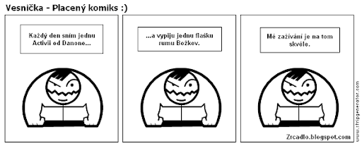 Vesnička - Placený komiks.