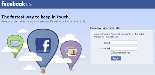 Facebook Lebih Ringan dengan Facebook Lite