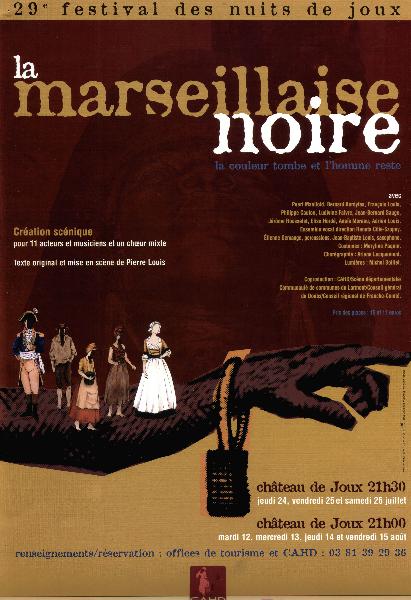 Affiche Marseillaise Noire