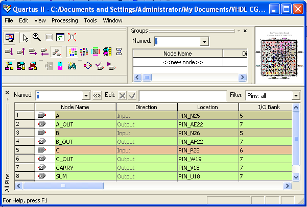 Altera de0 pin assignments image