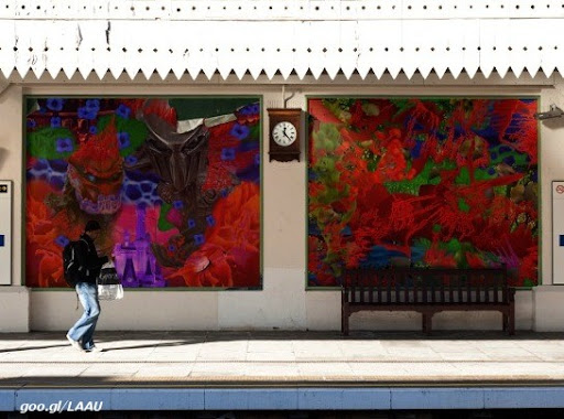 Victor Angelo works predators and rapture in London metro