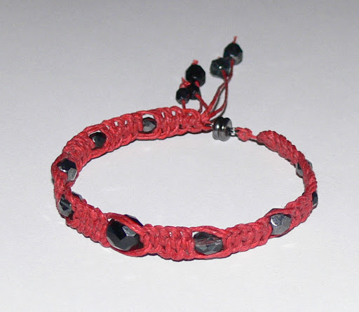 *Macrame Magic* DIY Bracelet - Red