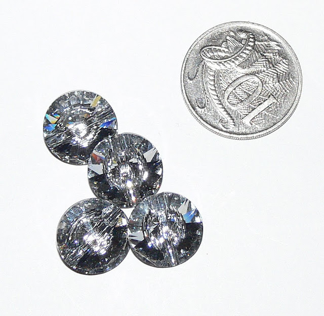 Swarovski 14mm Button Clear