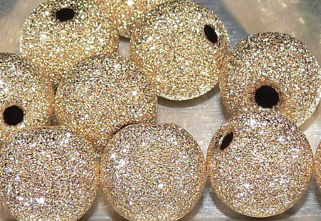 14K GF � 12mm Stardust Balls