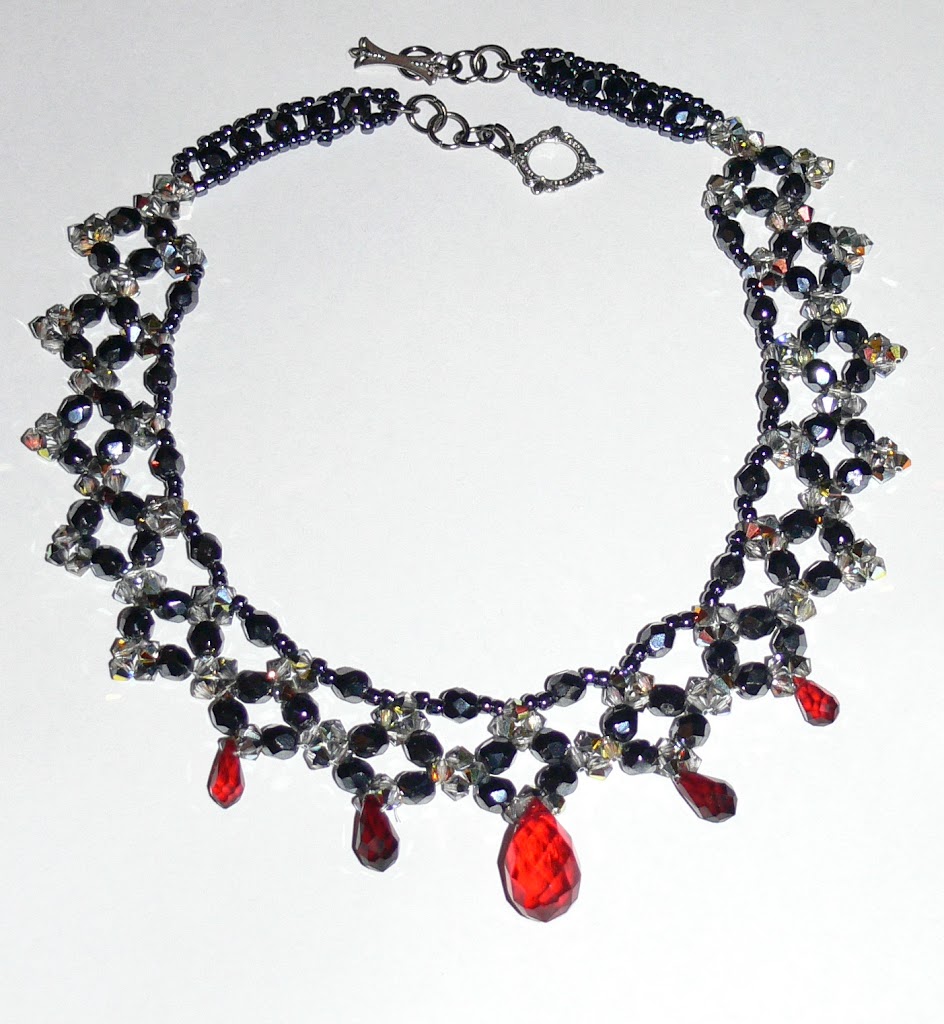 *Crystal Lace* DIY Necklace - Pewter Czech