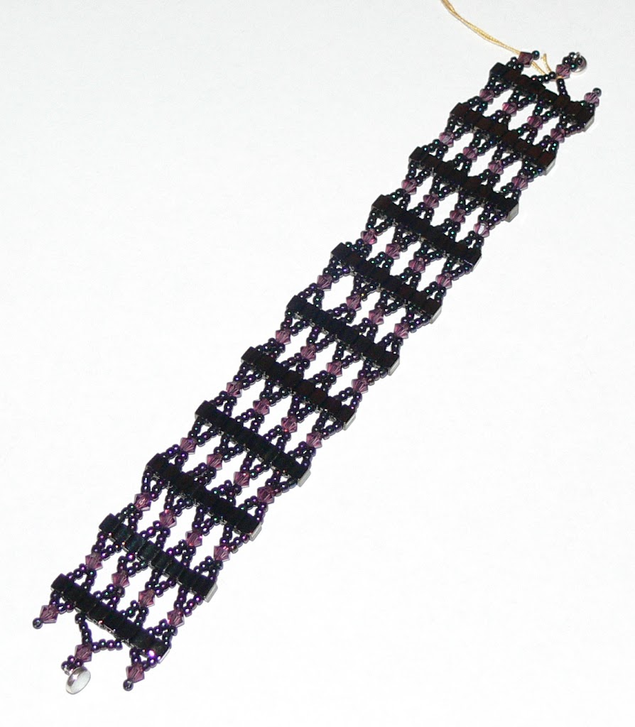 *Diamond Girl* DIY Bracelet - Bronze/Amethyst