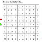 Sopa de Letras  Contra la Violencia