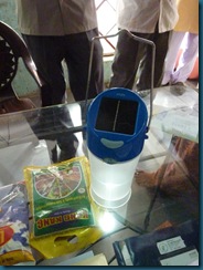 Solar lantern. 