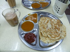 Roti canai and Te Ice