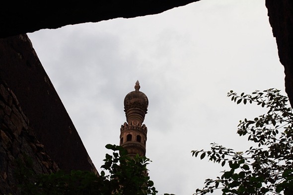 Mosque Minar at Golconda Fort