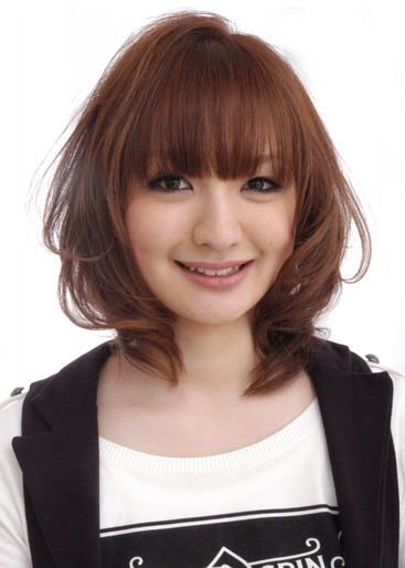 รูปภาพ แบบทรงผม แฟชั่นทรงผม สุดฮิต ของสาวหน้ากลม