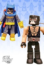 Mini-Mates Batgirl and Bane Mini-Mates Batgirl and Bane