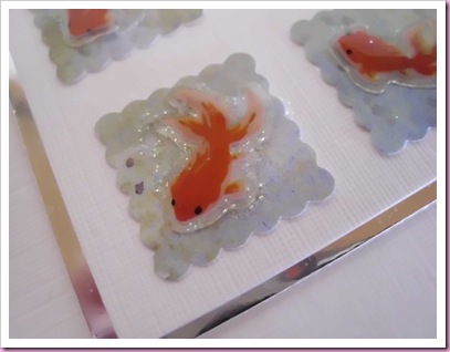 Close Up of Goldfish card