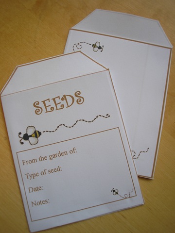 free blank seed packet templates