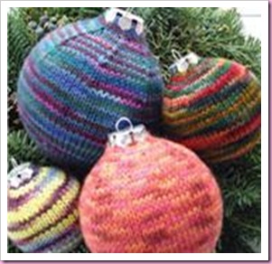 knitted Baubles