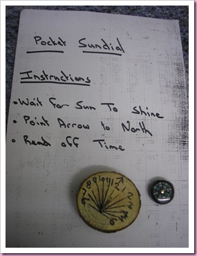 pocket sundial