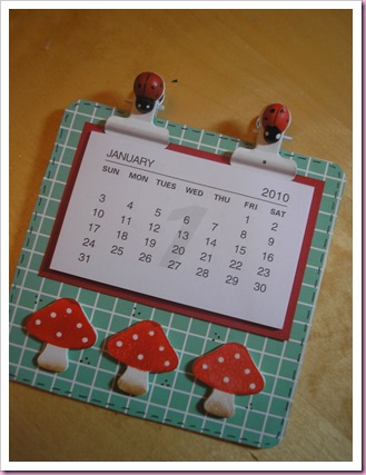 Mushroom calendar