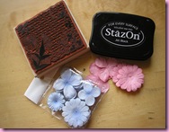 Black StazOn & Stampin Up Stamp